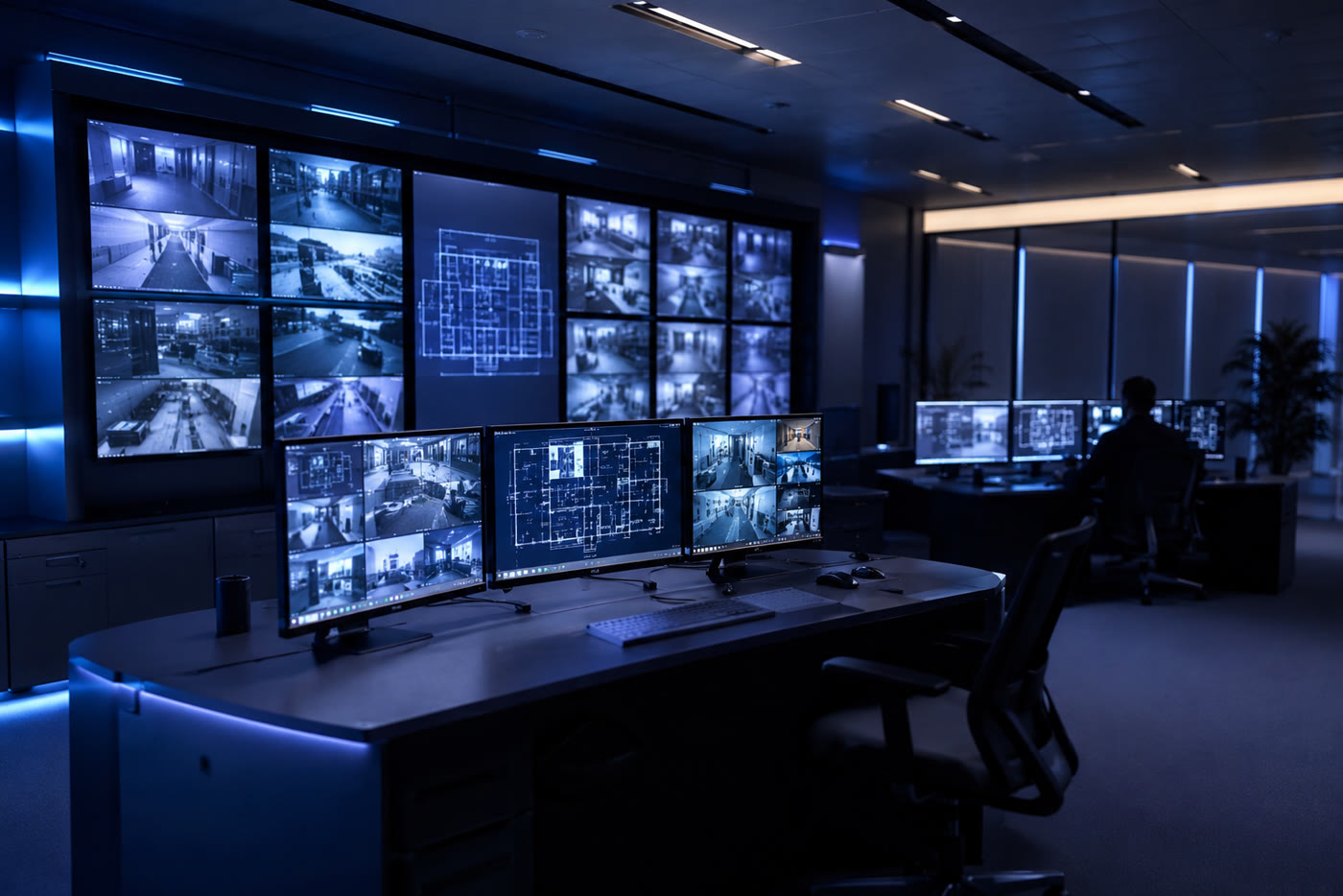 Salle de supervision vidéosurveillance Novalink Sécurité